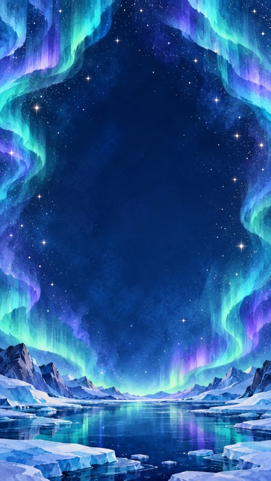 Arte do tema Aurora Polar