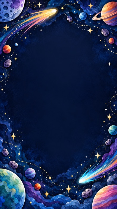Arte do tema Espaço Cometa